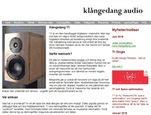 Tablet Screenshot of klangedang.se